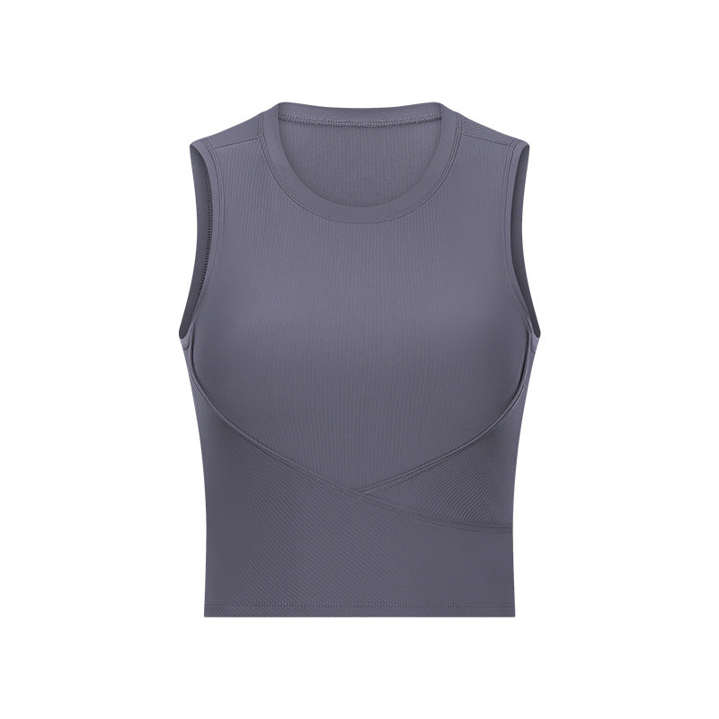 Sports top with bra